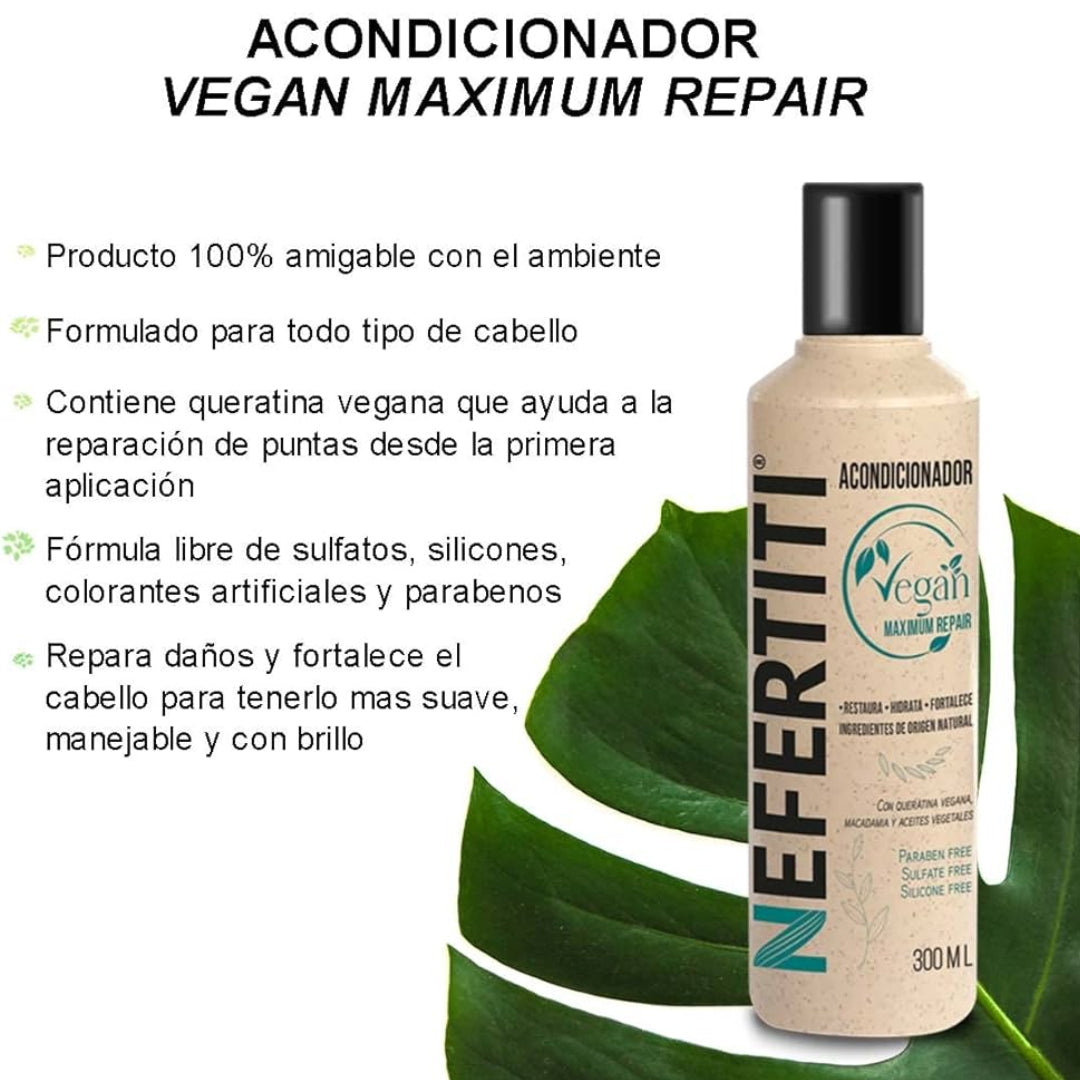 Nefertiti Acondicionador Vegan Max Repair 300ml