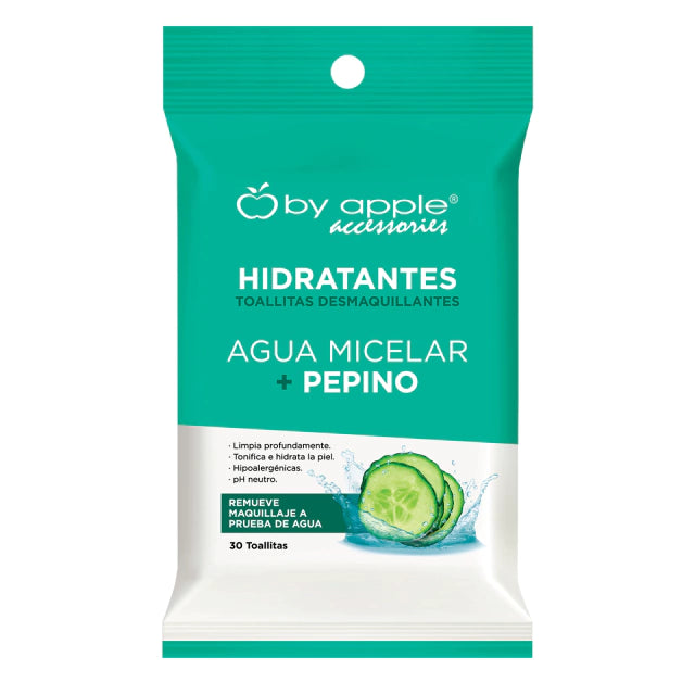 By Apple Toallitas Desmaquillantes Hidratantes 30PZ