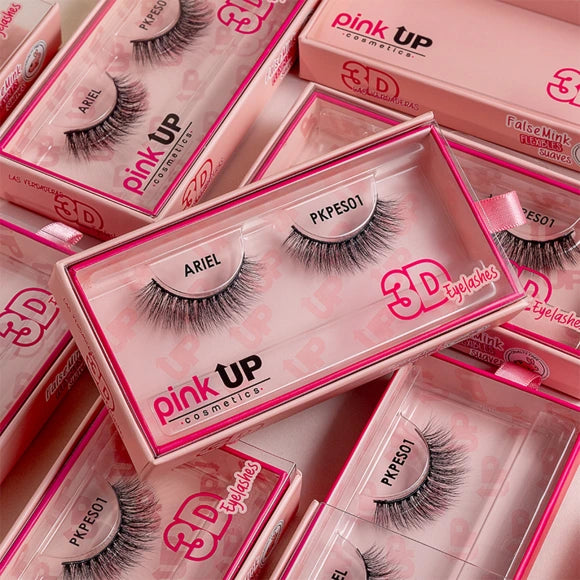 Pink Up Pestañas 3D