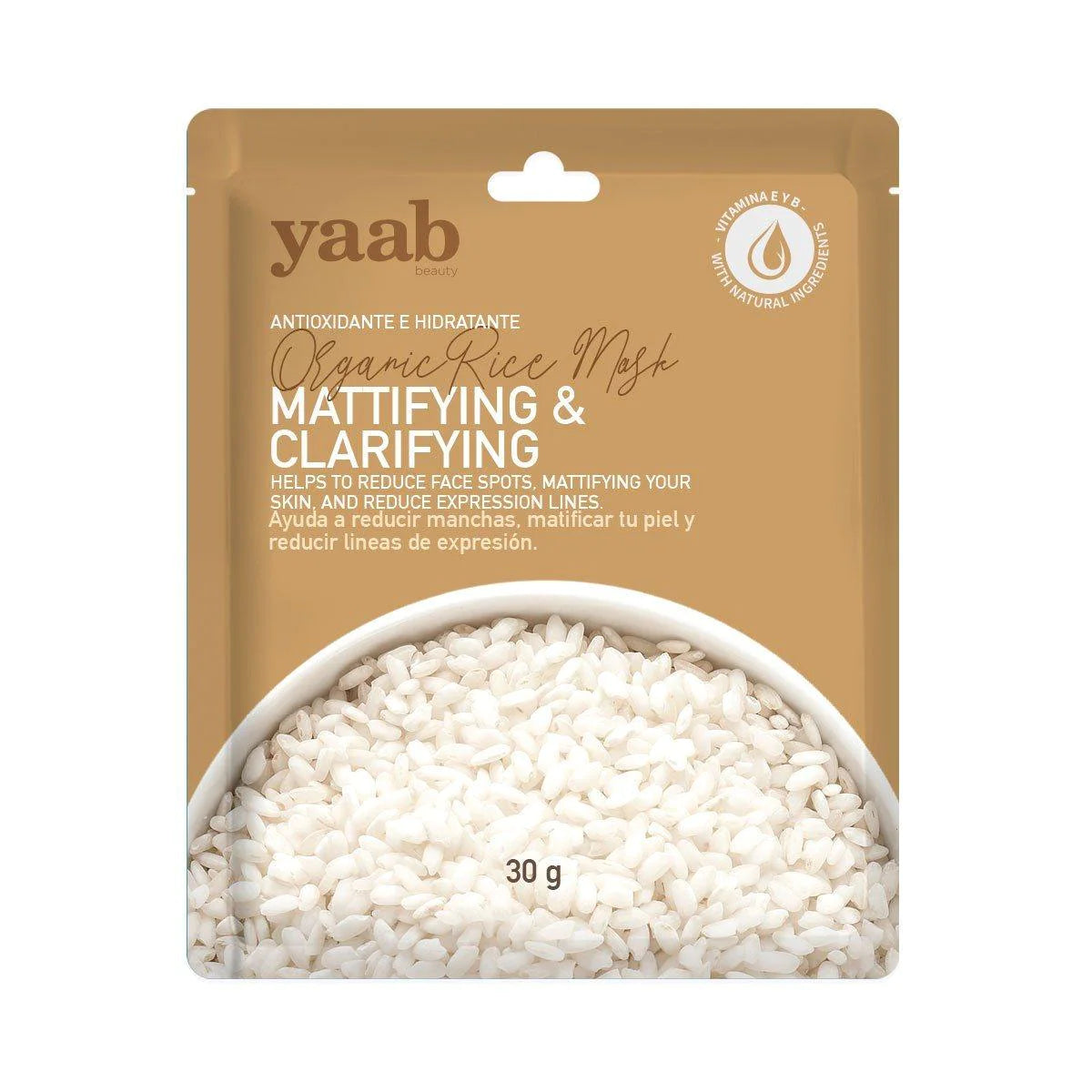 YAAB Mascarilla De Arroz