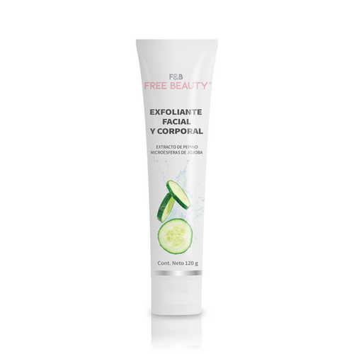 Free Beauty Gel Exfoliante Pepino Y Jojoba 120gr