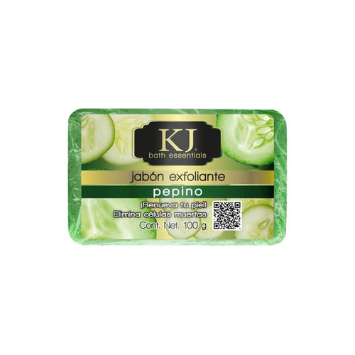 KJ Jabón Exfoliante Pepino 100gr