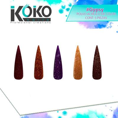 KOKO Acrílico Colección Gypsy 5pz