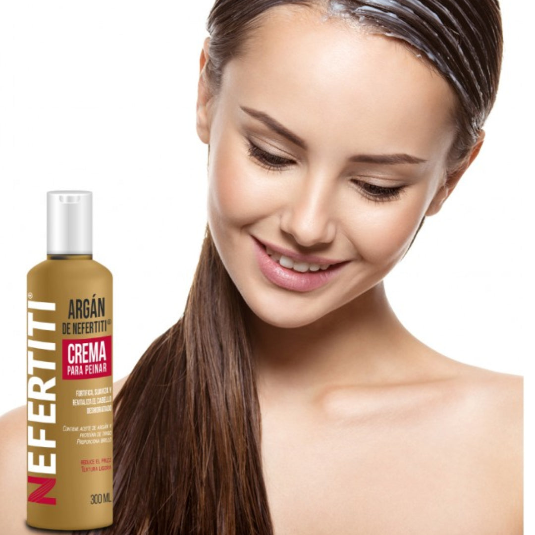 Nefertiti Crema Para Peinar Argán 300ml