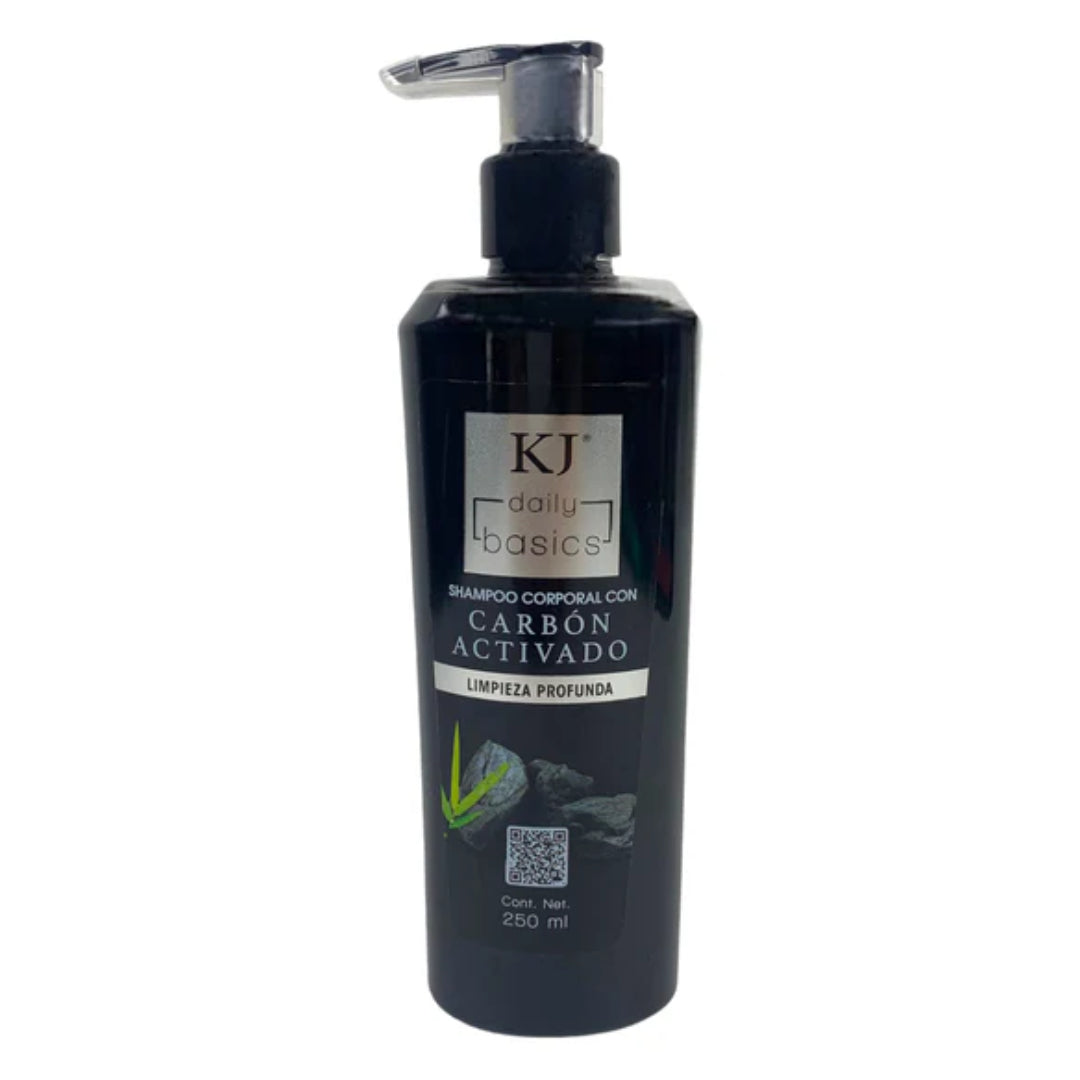 KJ Shampoo Corporal Con Carbón Activado 250ml