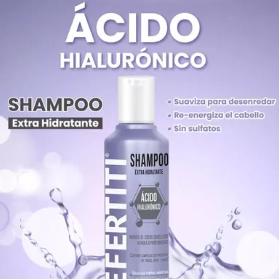 Nefertiti Shampoo Ácido Hialurónico 300ml