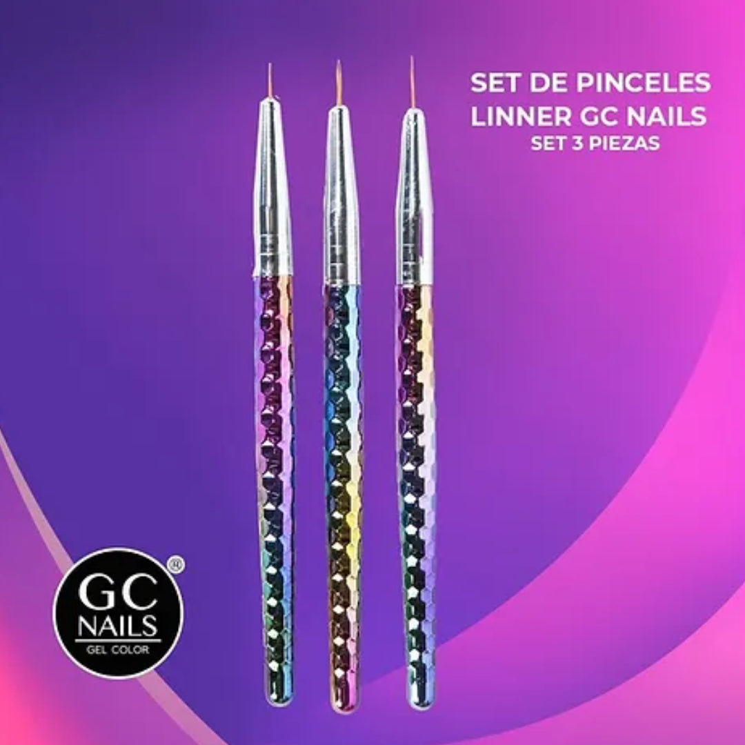 GC Set Pinceles Linner 3pz