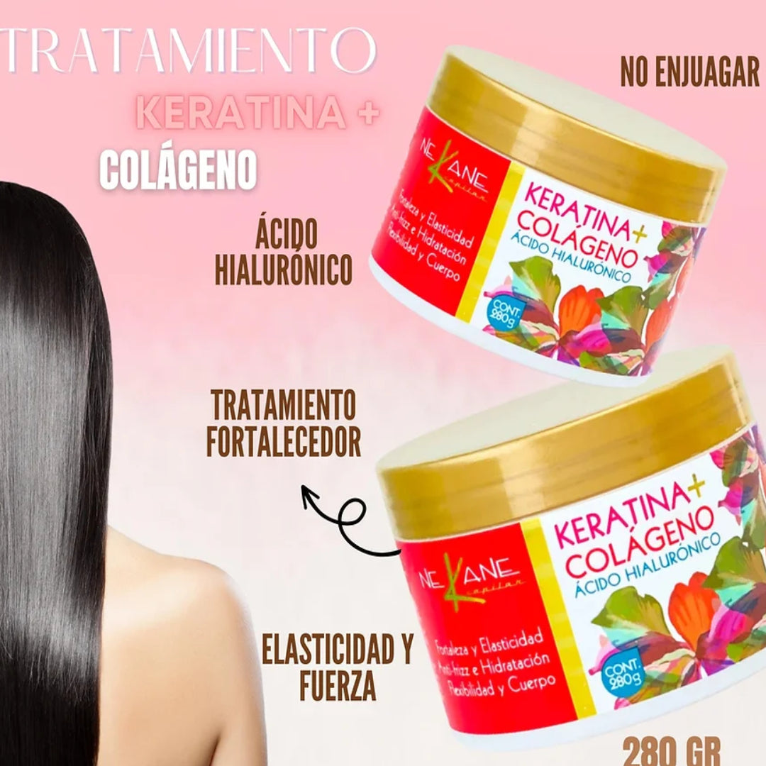 Nekane Tratamiento Keratina Y Colágeno 280gr