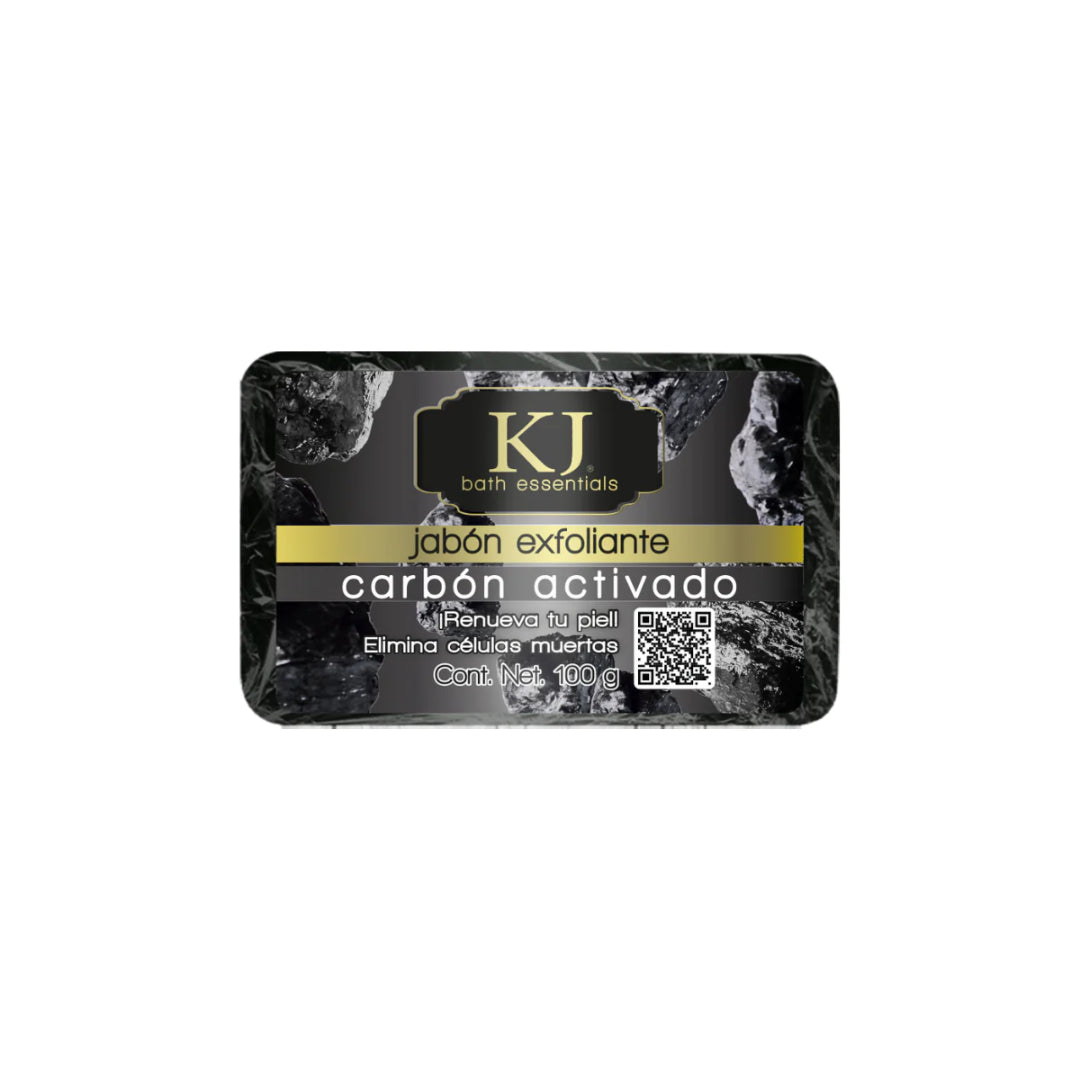 KJ Jabón Exfoliante Carbón Activado 100gr