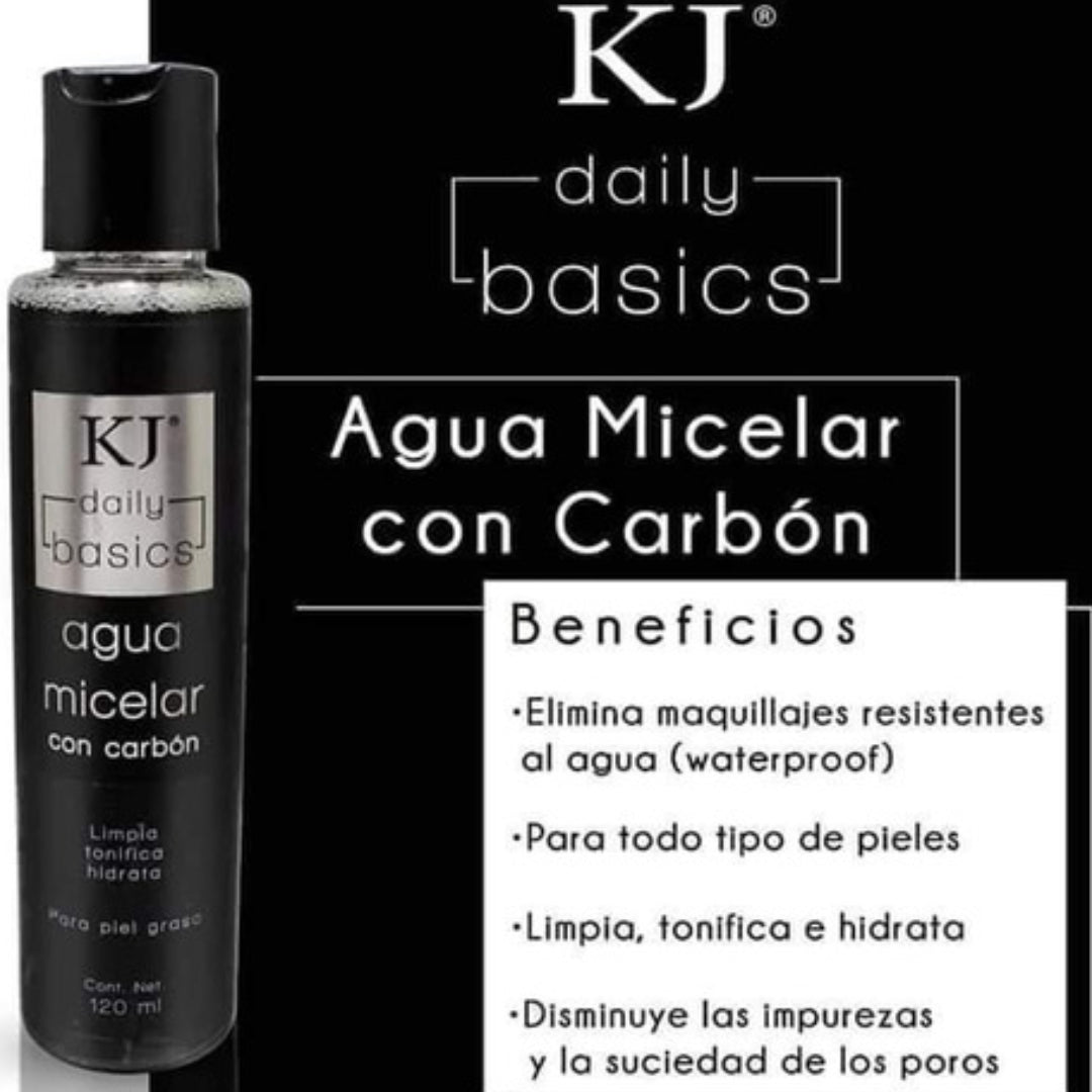 KJ Agua Micelar Con Carbón Activado 135ml