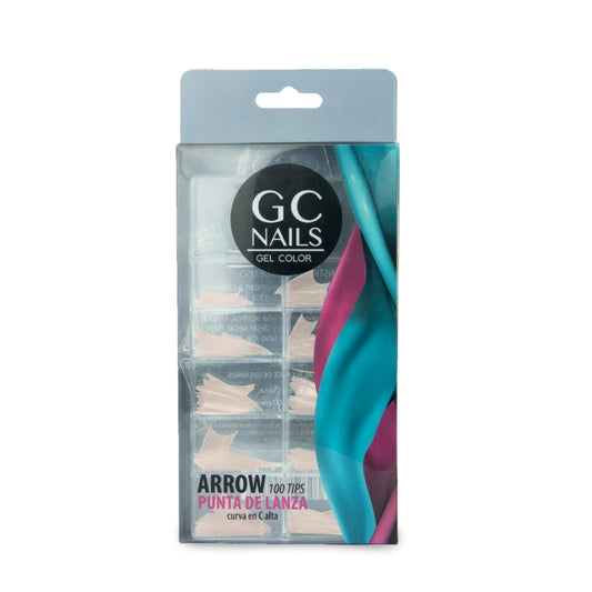 GC Nails Tips Press On Arrow Punta Lanza 100pz