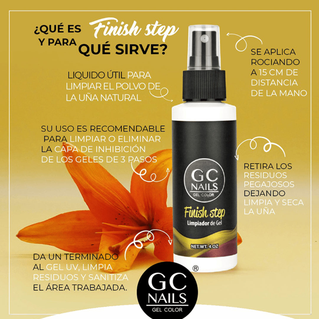 GC Limpiador De Gel Finish Step 4oz