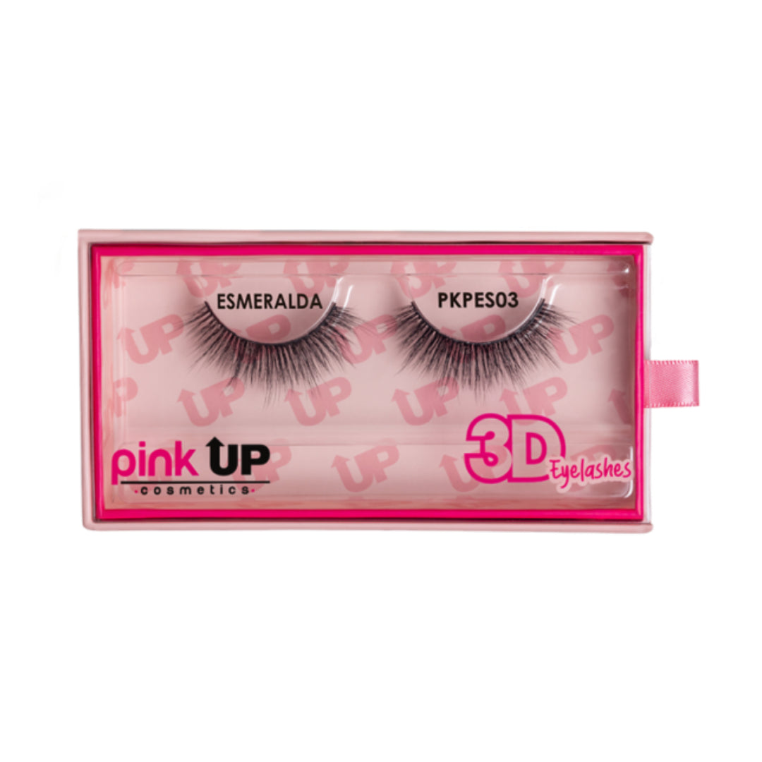 Pink Up Pestañas 3D