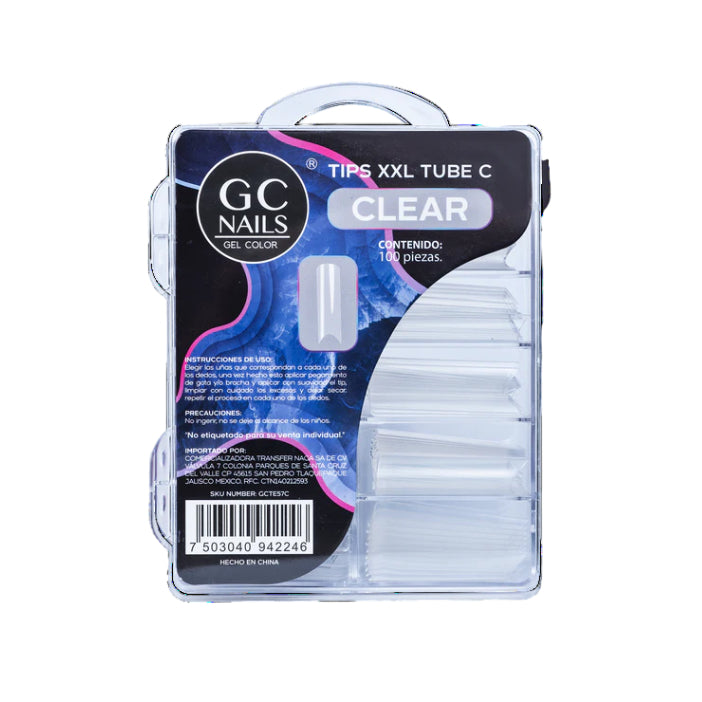 GC Nails Tips Press On Square Curva E79 100pz