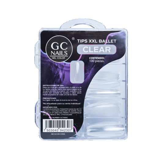 GC Nails Tips Press On Ballet E65 100pz