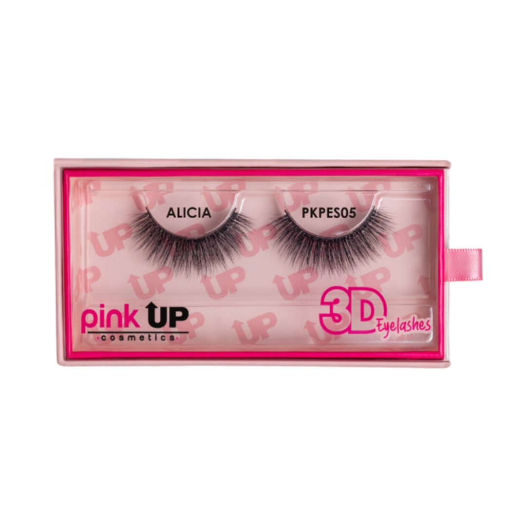 Pink Up Pestañas 3D