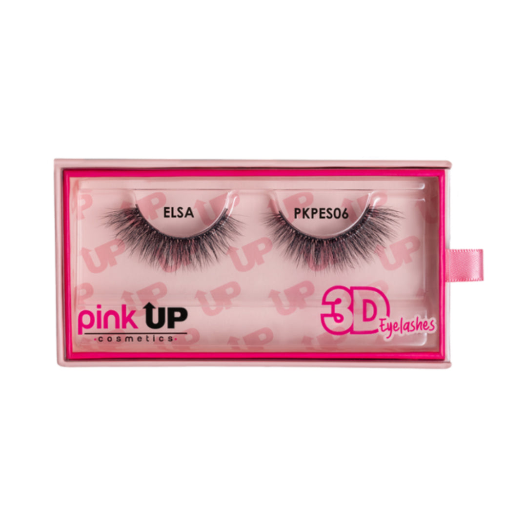 Pink Up Pestañas 3D