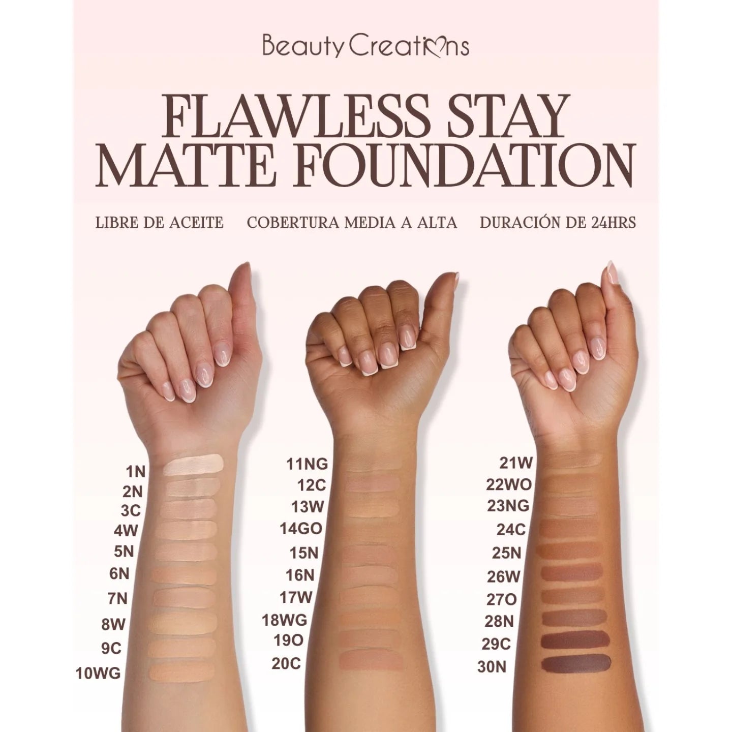 Beauty Creations Maq Liquido Matte Foundation