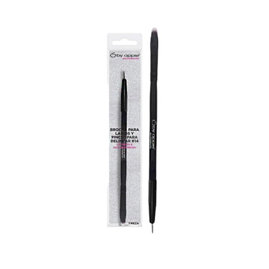 By Apple Brocha para Labios y Pincel para Delinear #14