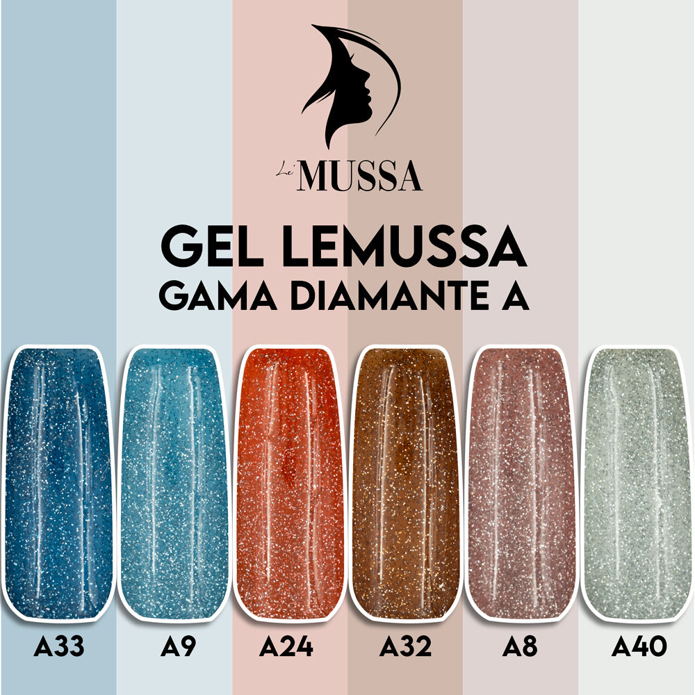 MUSSA Gel Gama Diamante A (033-009-024-032-008-040)