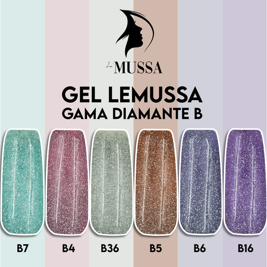 MUSSA Gel Gama Diamante B (007-004-036-005-006-016)