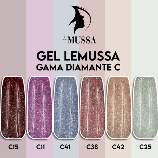 MUSSA Gel Gama Diamante C (015-011-041-038-042-025)