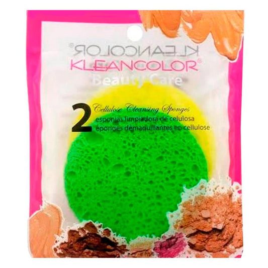 Kleancolor Esponja Limpiadora De Celulosa 2pz