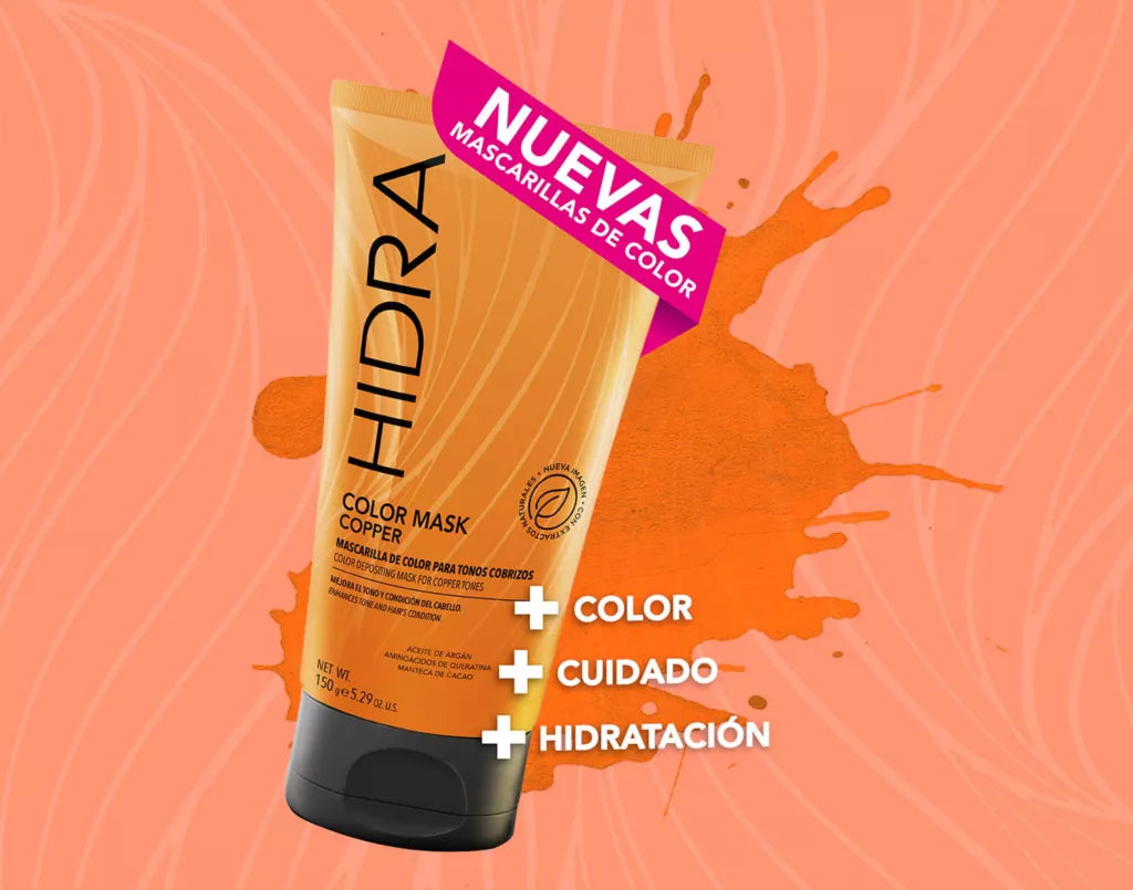 Hidra Color Mask Mascarilla Para Tono Cobrizo 150gr
