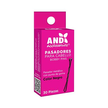 And Pasador Negro 30pz