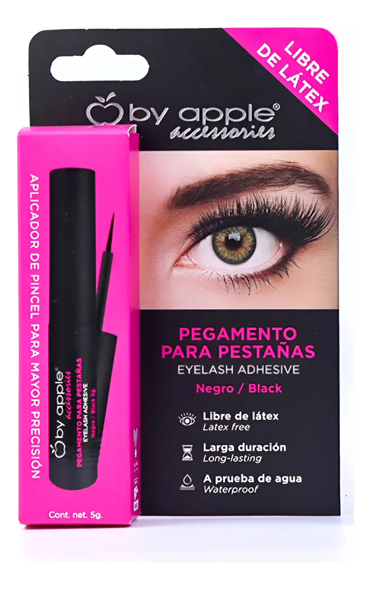 By Apple Pegamento Para Pestañas Negro