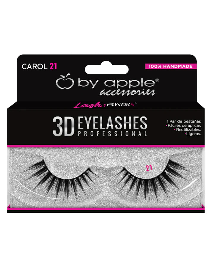By Apple Pestañas 3D Carol 21