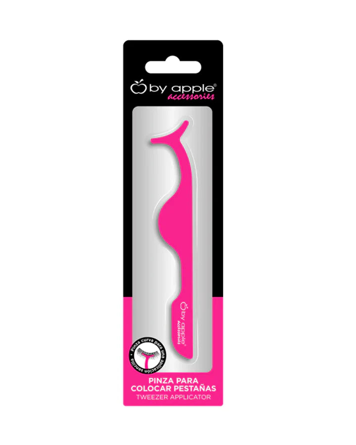 By Apple Aplicador De Pestañas Curva Rosa