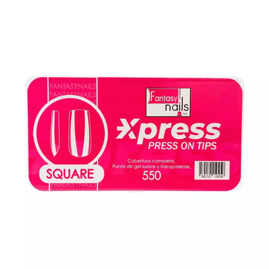 Fantasy Nails Tips Prees On Square 550pz
